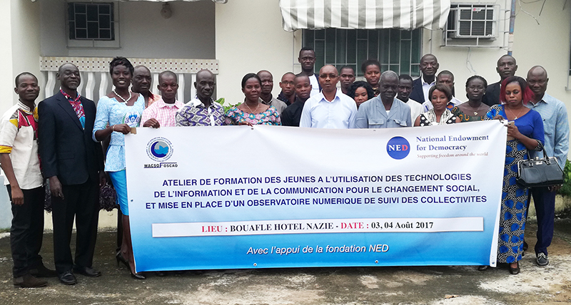ATELIER DE FORMATION DES JEUNES A L’UTILISATION DES TECHNOLOGIES DE L’INFORMATION ET DE LA COMMUNICATION POUR LE CHANGEMENT SOCIAL, ET MISE EN PLACE D’UN OBSERVATOIRE NUMERIQUE DE SUIVI DES COLLECTIVITES
