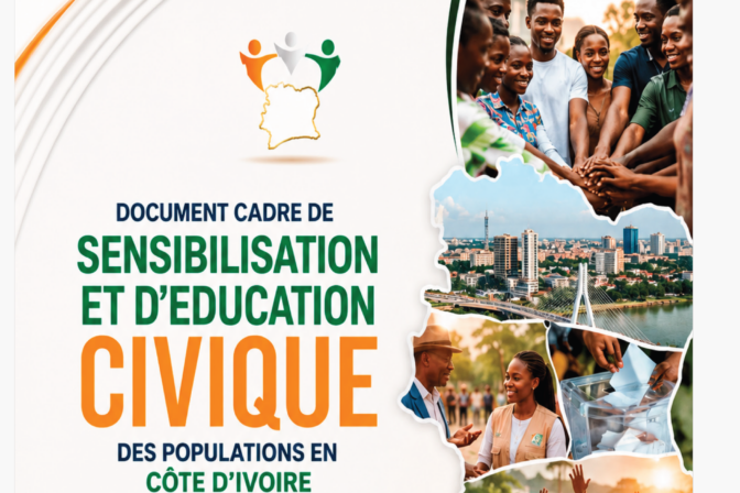 DOCUMENT CADRE DE SENSIBILISATION ET D&rsquo;EDUCATION CIVIQUE DES POPULATIONS EN CÔTE D&rsquo;IVOIRE